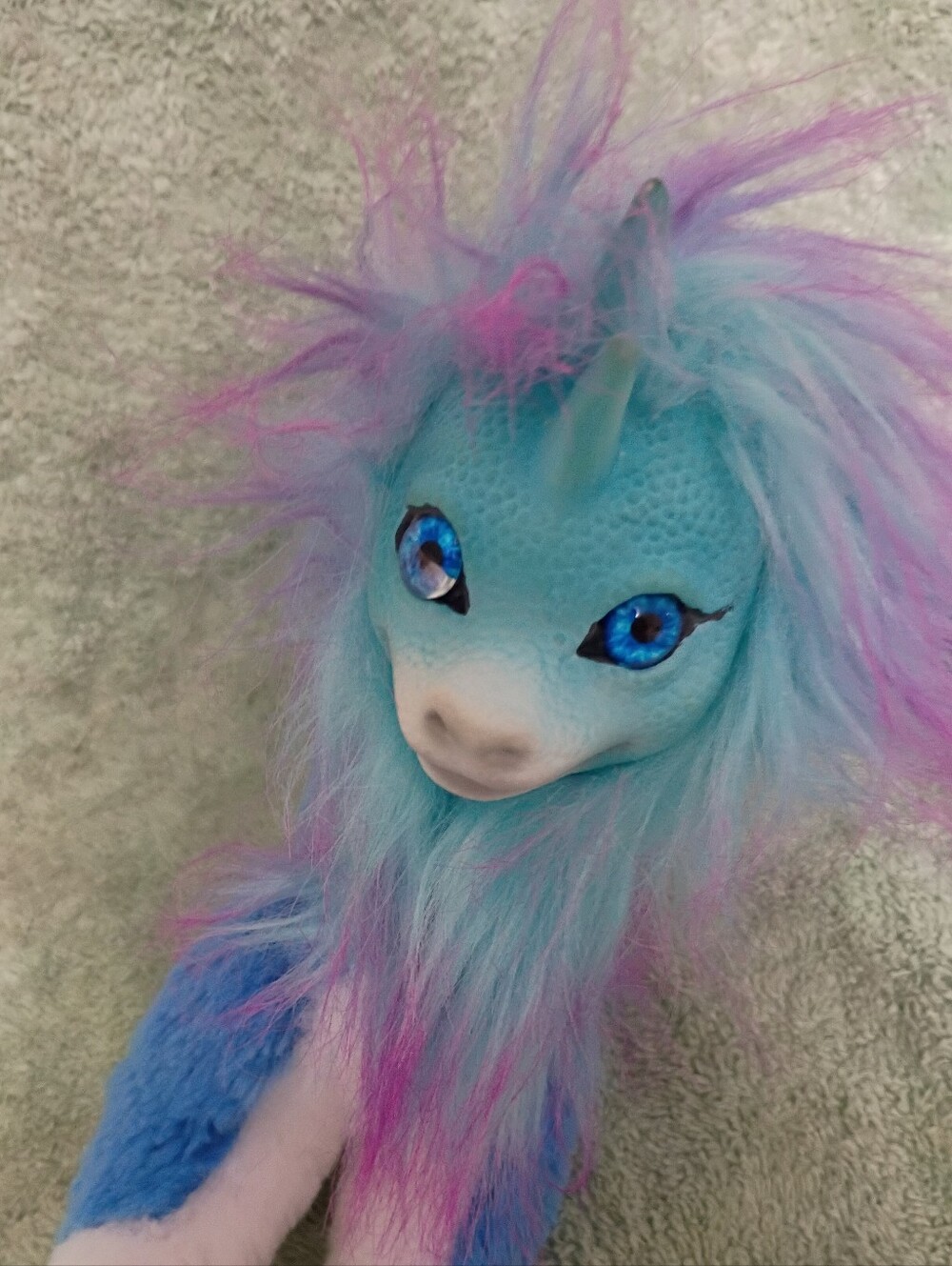 50cm Raya and The Last Dragon  Stuff Plush With Fluffy Mane